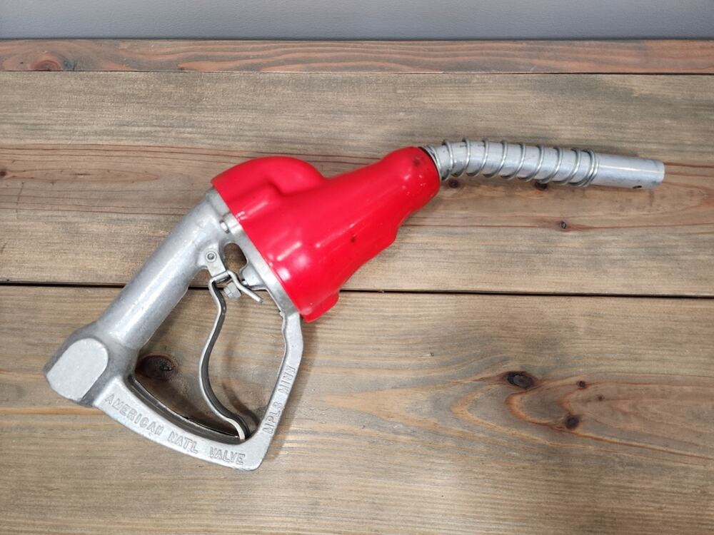 Vintage American National Valve Gasoline Pump Fuel Nozzle